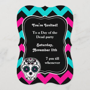 Convite Partida de cromo do crânio