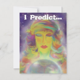 Convite Partido aciganado do Dia das Bruxas da previsão