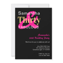 Partido aniversário de 30 anos 30 e fabuloso