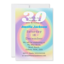 Partido aniversário de 30 anos Iridescente do Arco