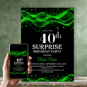 Convite Partido aniversário de 40 anos da Surpresa Negra e