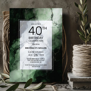 Convite Partido aniversário de 40 anos do Mármore Verde