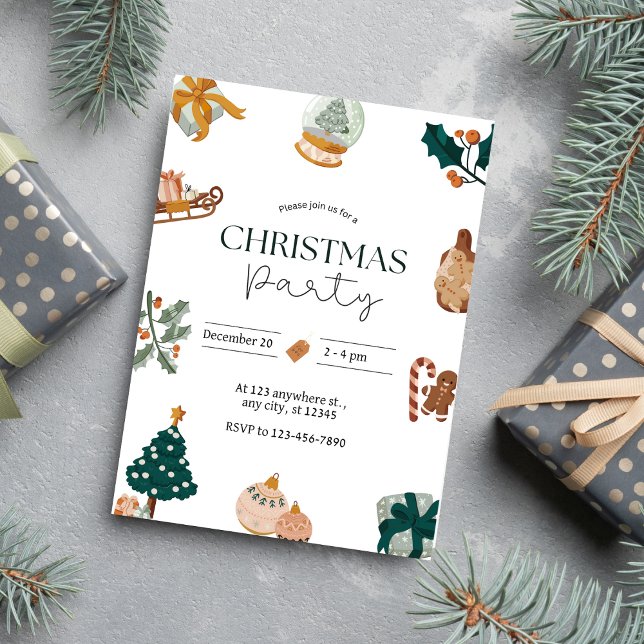 Convite Partido Anunciante Jingle e Mingle xmas (Criador carregado)