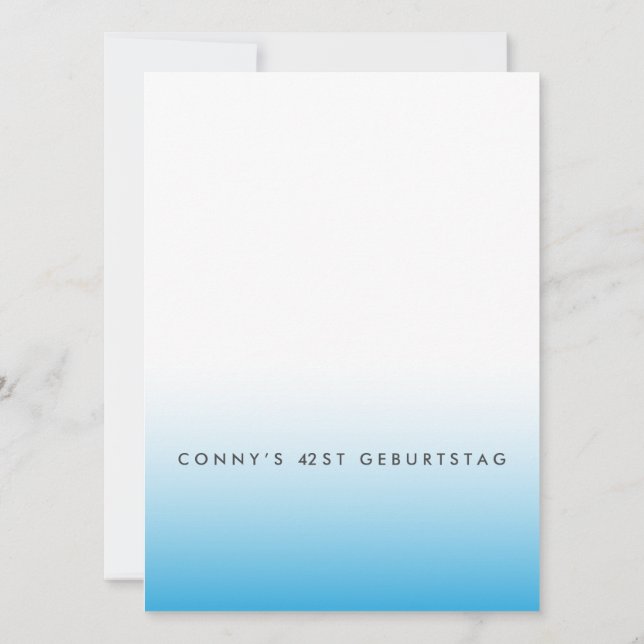 Convite Partido Azul (Verso)