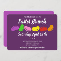 Partido Brunch da Páscoa de Geleia Roxa