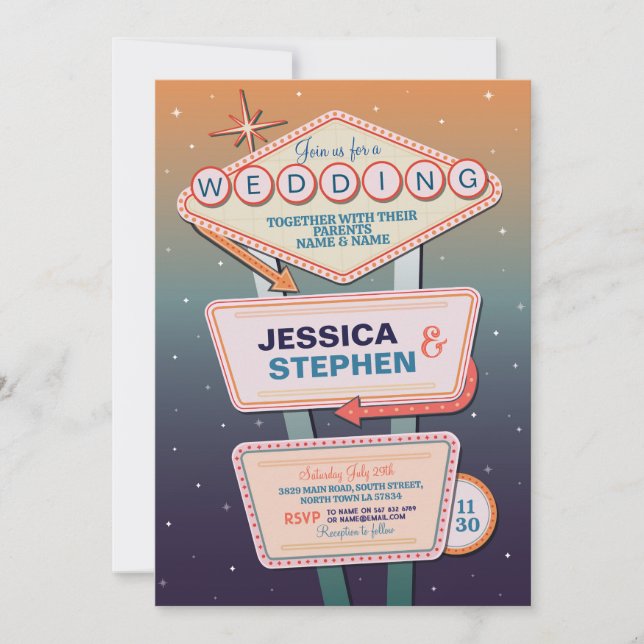 Convite Partido Casino de Casino de Las Vegas (Frente)