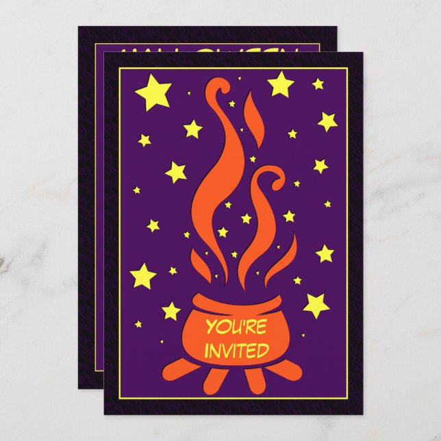 Convite Partido Cauldron (Frente/Verso)