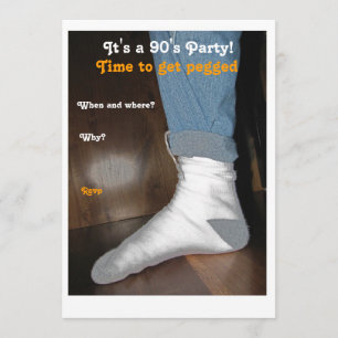 Convite Partido cavilhado dos anos 90