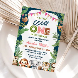 Convite Partido Chá de fraldas Selgle Safari