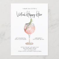 Partido Cocktail de Distância Social da Hora Virtu