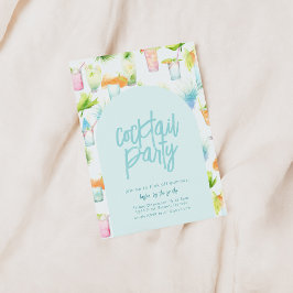 Convite Partido Cocktail Summer Inv
