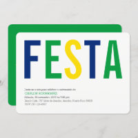 Partido: Convites: Brasil: Bandeira peruana