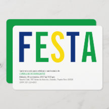 Partido: Convites: Brasil: Bandeira peruana