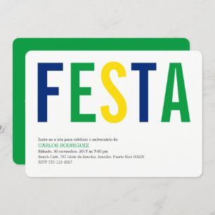 Convite Partido: Convites: Brasil: Bandeira peruana