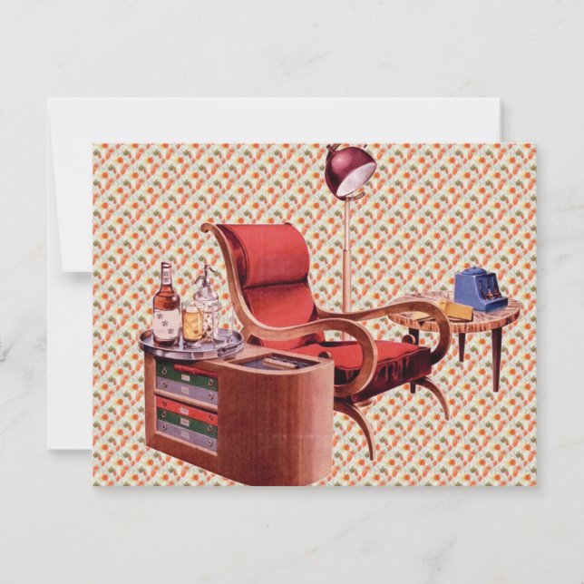 Convite Partido Coquetel Retroativo dos anos 40 (Frente)