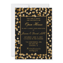 Partido Corporativo Dourado Negro Elegante