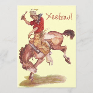 Convite Partido Cowboy
