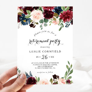 Convite Partido da Baixa de Borgonha da Rússia do outono