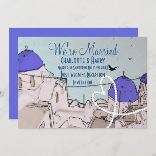 Convite Partido da Celebração do Casamento Poste de Santor