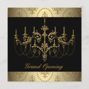 Convite Partido da Grande Abertura da Empresa Negra