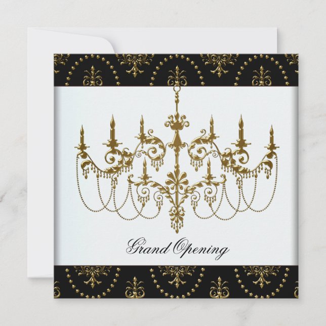 Convite Partido da Grande Abertura da Empresa Negra (Frente)