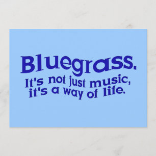 Convite Partido da música de Bluegrass ou sessão de doce