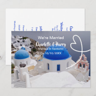 Convite Partido Da Recepção de casamento postada Casado 