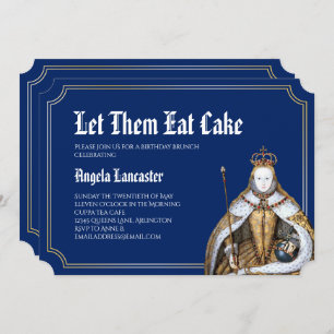 Convite Partido da refeição matinal do aniversário de