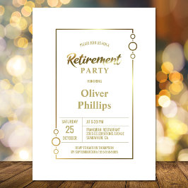 Convite Partido da Reforma Branco com Partido de Frames Do