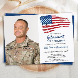 Convite Partido da Reforma Militar Foto EUA Bandeira Ameri