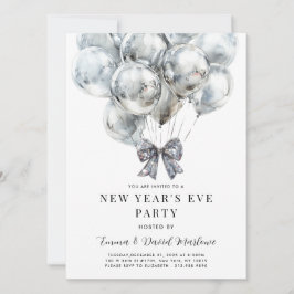 Convite Partido da Véspera do Ano Novo Moderno
