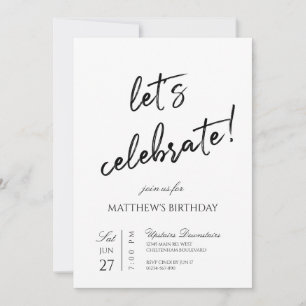 Convite Partido de Celebração de vamos