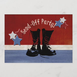 Convite Partido de Envio de Boots do Exército