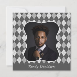 Convite Partido de Janto Argyle para Cinza de Fotografias 