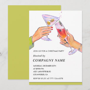 Convite Partido de Natal da Elegant Company - Cocktail