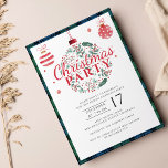 Convite Partido de Natal da xadrez Russo Campbell Tartan<br><div class="desc">Convite de festas de Férias de Natal que você pode personalizar facilmente para sua família de Feriados e amigos se juntam. Redefina facilmente este convite para outros eventos de feriado clicando no botão "Personalizar isso" aninhado no link "Personalizar". Para obter assistência adicional, clique no botão "bolha de fala" no topo...</div>