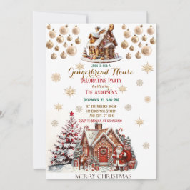 Convite Partido de Natal Elegante Moderno