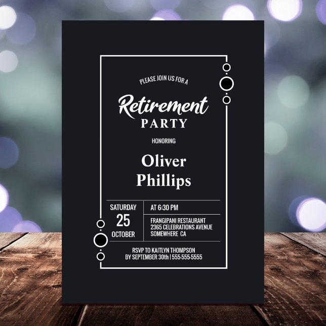 Convite Partido de Reforma Minimalista da cinza (Criador carregado)