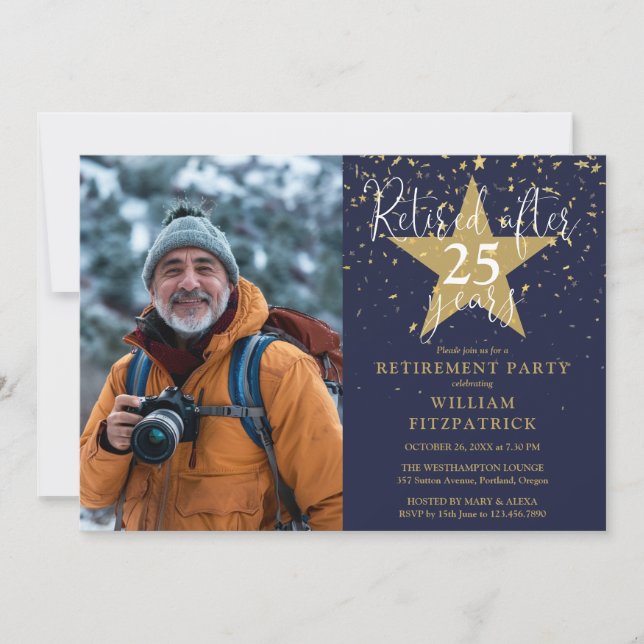 Convite Partido de Retirada de Fotografias de Estrelas Dou (Frente)