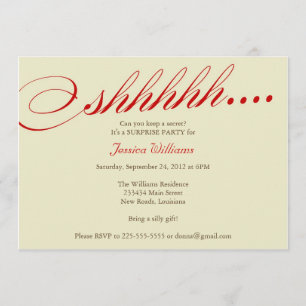 Convite Partido de surpresa