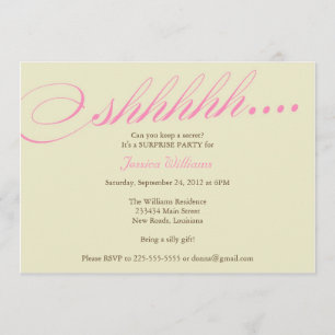 Convite Partido de surpresa