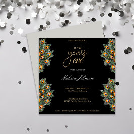 Convite Partido de Véspera de Ano Novo para Penas Modernas
