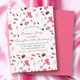 Convite Partido do Aniversário de criança de Sonolência do