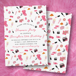 Convite Partido do Aniversário de criança de Sonolência do