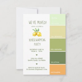 Convite Partido do Aquecimento Doméstico | Cor editável do