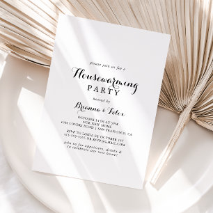 Convite Partido do Aquecimento Doméstico Moderno da Calig