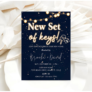 Convite Partido Do Aquecimento Doméstico Novo Conjunto De