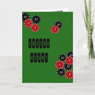 Convite Partido do casino