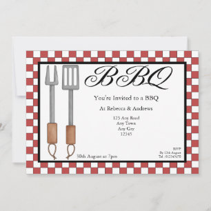 Convite Partido do churrasco