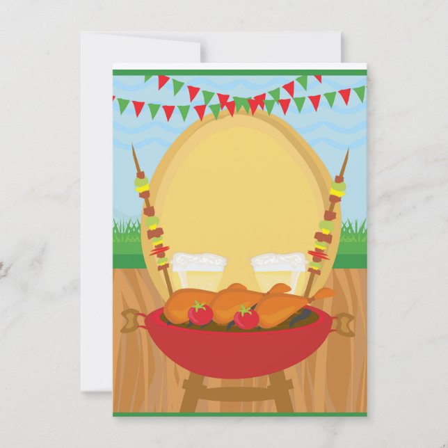 Convite Partido do Churrasco (Frente)